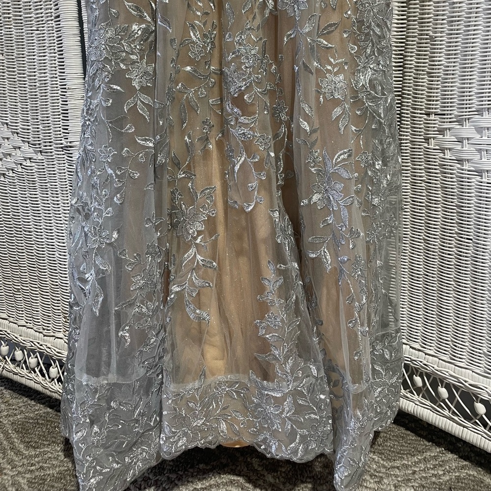 Stella Couture formal wedding prom event silver sequin dress women’s size 20 - Picture 3 of 8